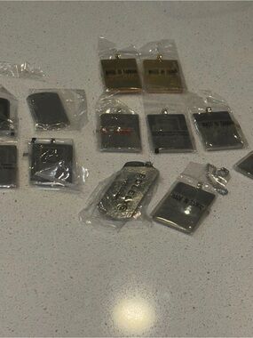 Lot of 12 Nike Jordan CBD34 Sneaker Metal Hangtags Pendants #A136